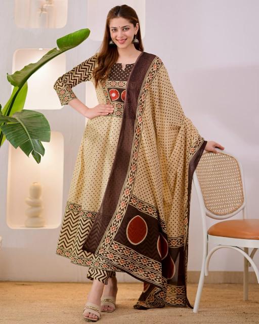 Jaipuri anarkali cotton designer kurtis wholesale